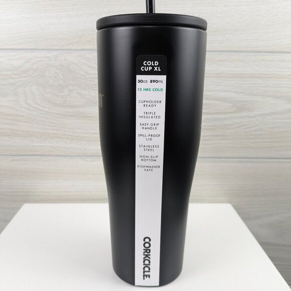 NWT Golf Corkcicle 30oz Cold Tumbler Cup with Handle - Picture 2 of 13